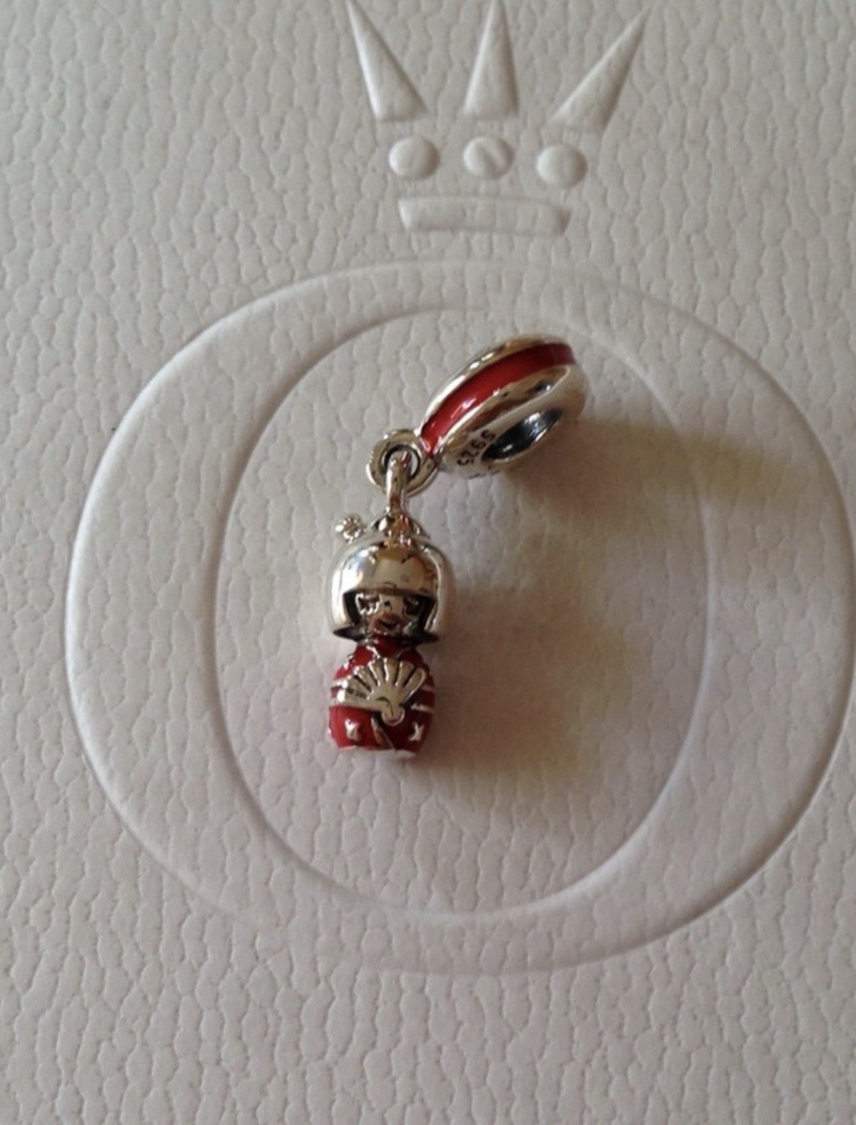 NEW GENUINE 925 Sterling Silver Pandora Japanese Doll Dangle Charm 791368EN09