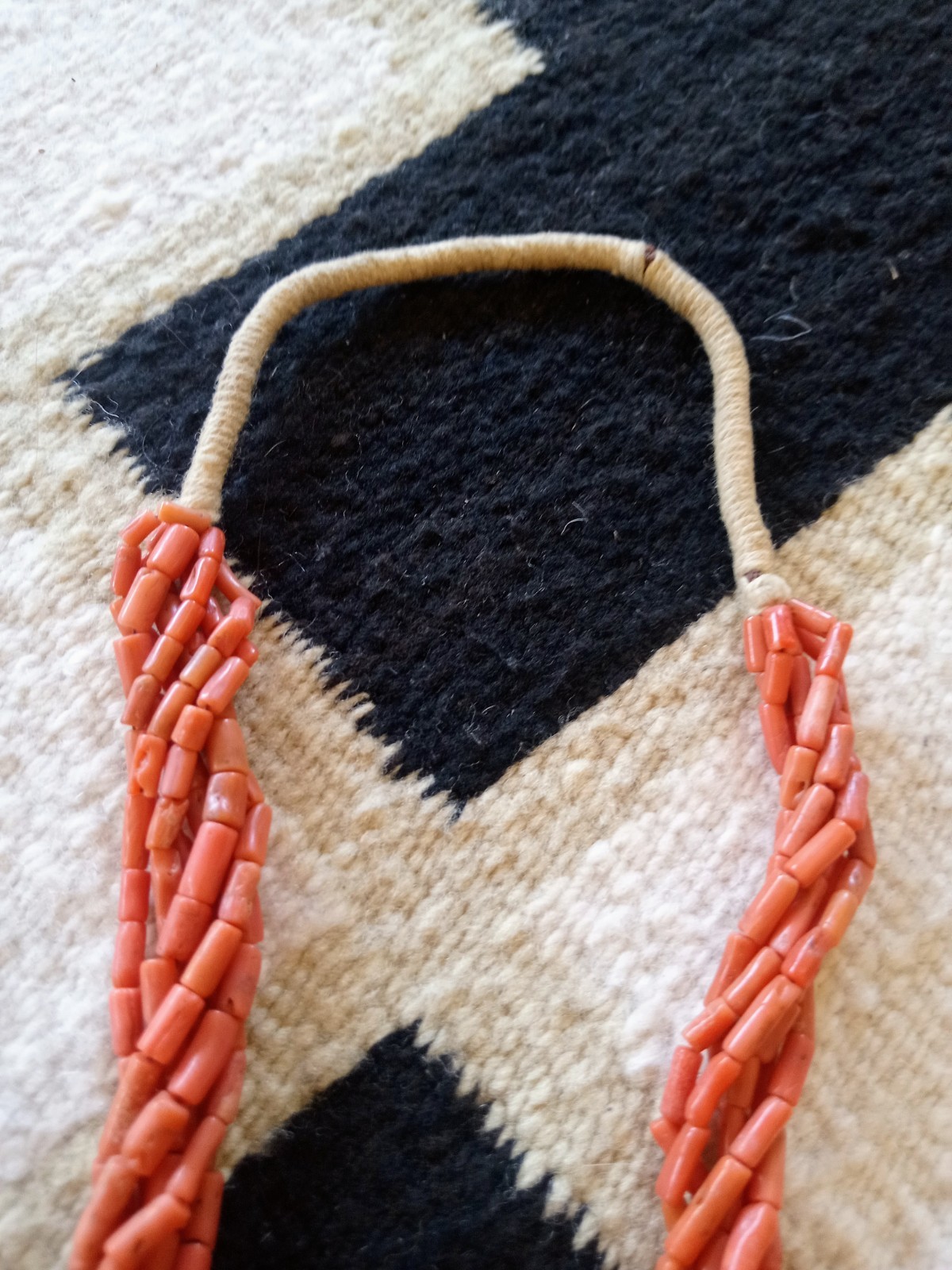 VINTAGE NAVAJO CORAL , PROVENANCE BRUCE M BARNARD TRADING POST, SHIPROCK, NM