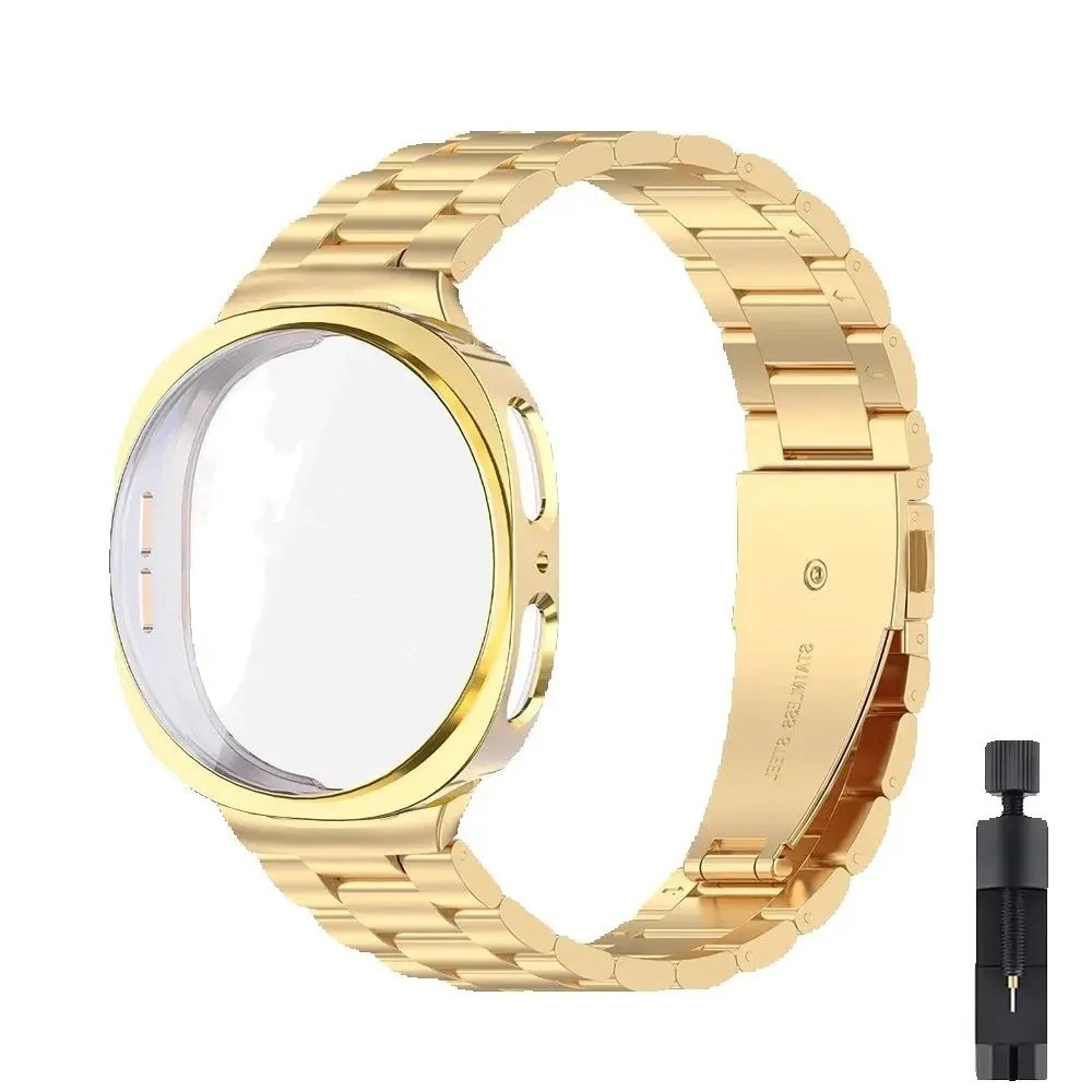 Metal Strap + TPU Case+ tool for Samsung Galaxy Watch 8 40mm 8 44mm Steel Bands