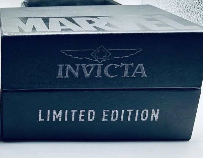 2-LIMITED EDITION INVICTA MARVEL WATCH BOXES ONLY AS SHOWN IN THE PICS BRAND NEW