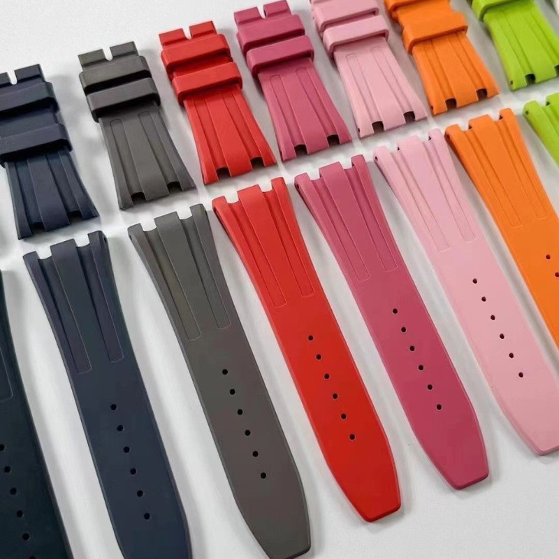 24 – 18 mm Rubber Watch Band Strap Fits Audemars Piguet Royal Oak Offshore 37mm