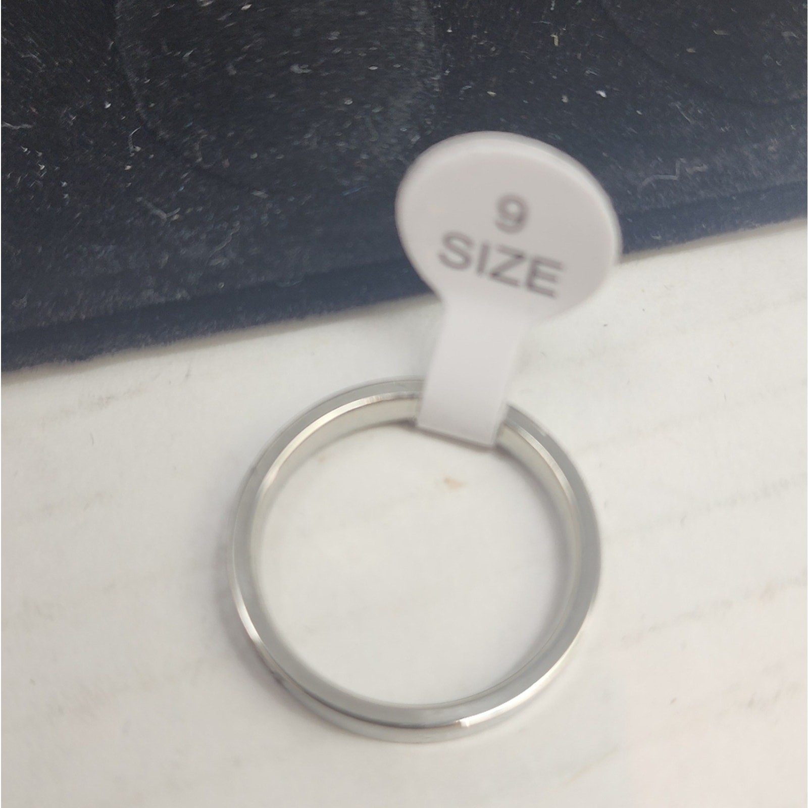 New LET THEM Silver Tone Ring Engraved Trendy Jewelry Gifts Size 9