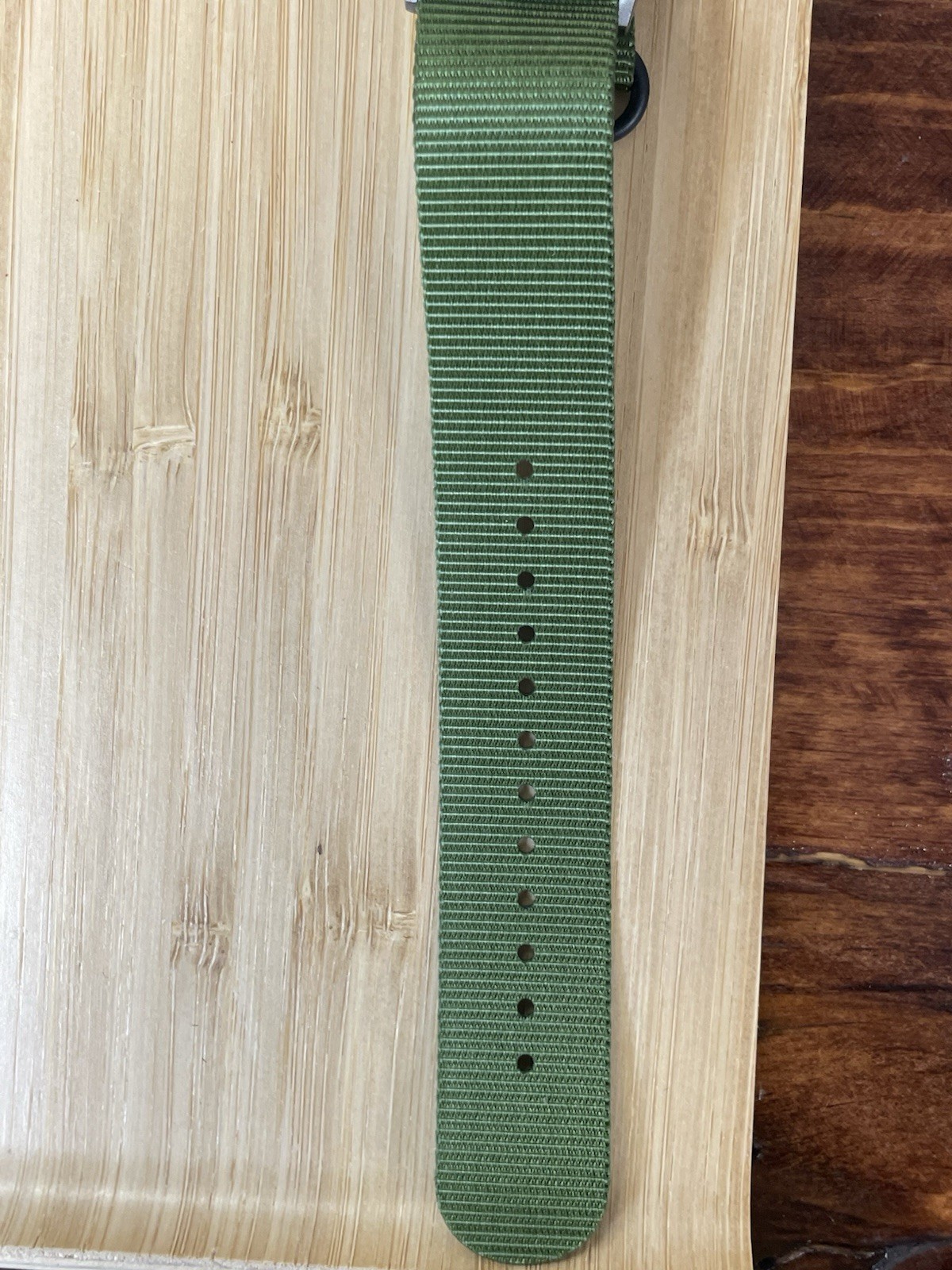 TPW Field Quartz Watch W/ Olive Green Band. Excellent Cond. In Working Order