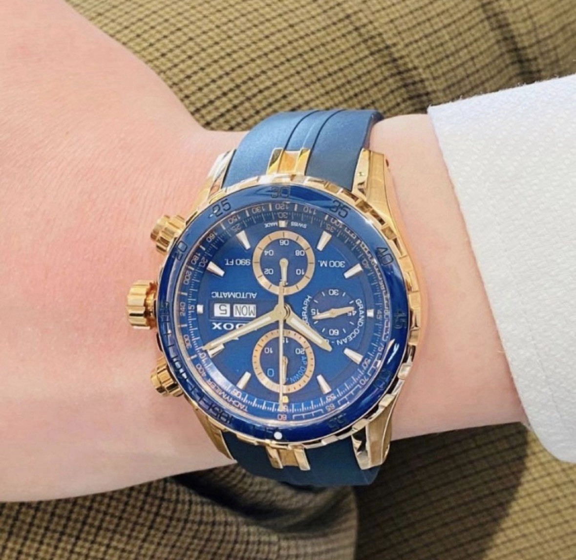 EDOX Grand Ocean 01123-37RBU5-BUIR5, Pre-owned