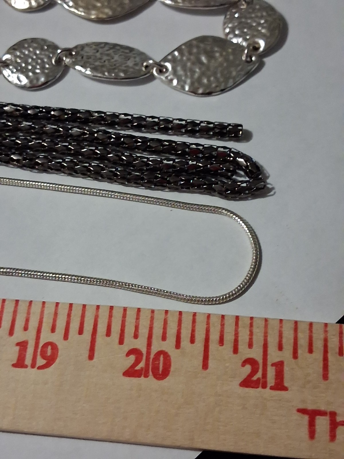 Lot Of 5 Black Silver/ Gold Tone Beaded Hammered Nine West Talbots Unbranded…