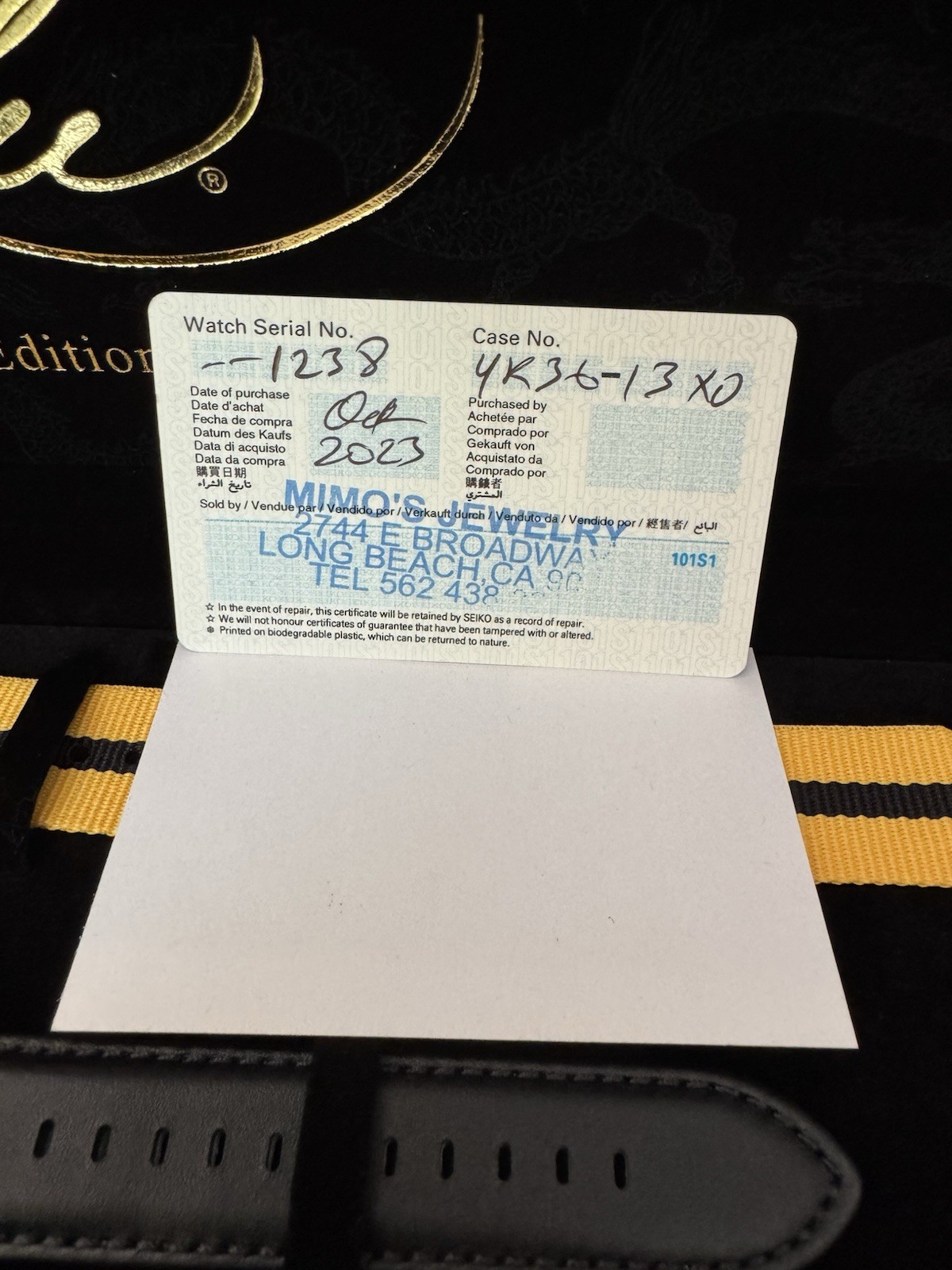 SEIKO 5 Sports Watch SRPK39 Bruce Lee Limited Edition 1238. Never Worn