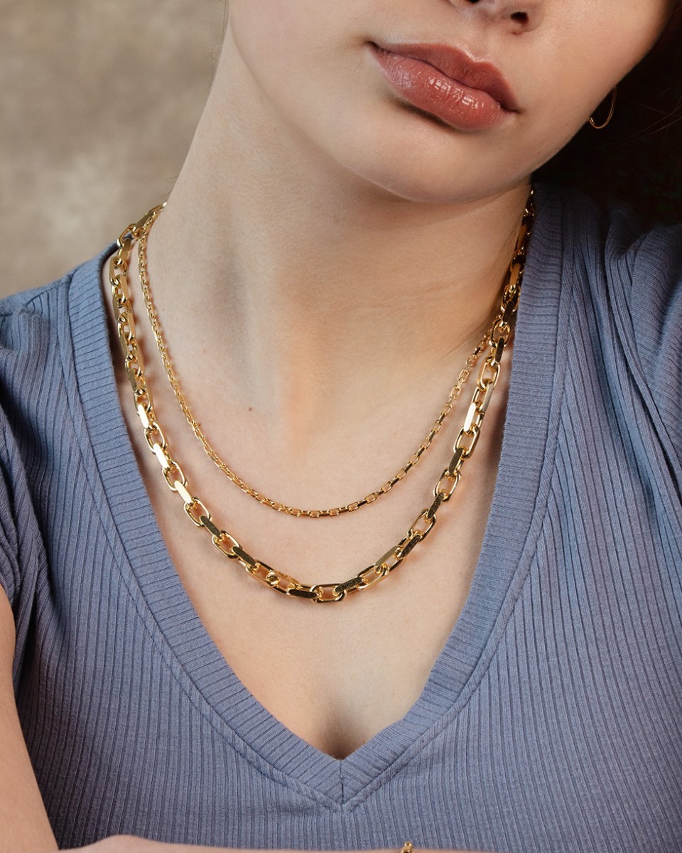 2.50mm French Cable Link Chain Necklace SOLID REAL 14K Yellow Gold