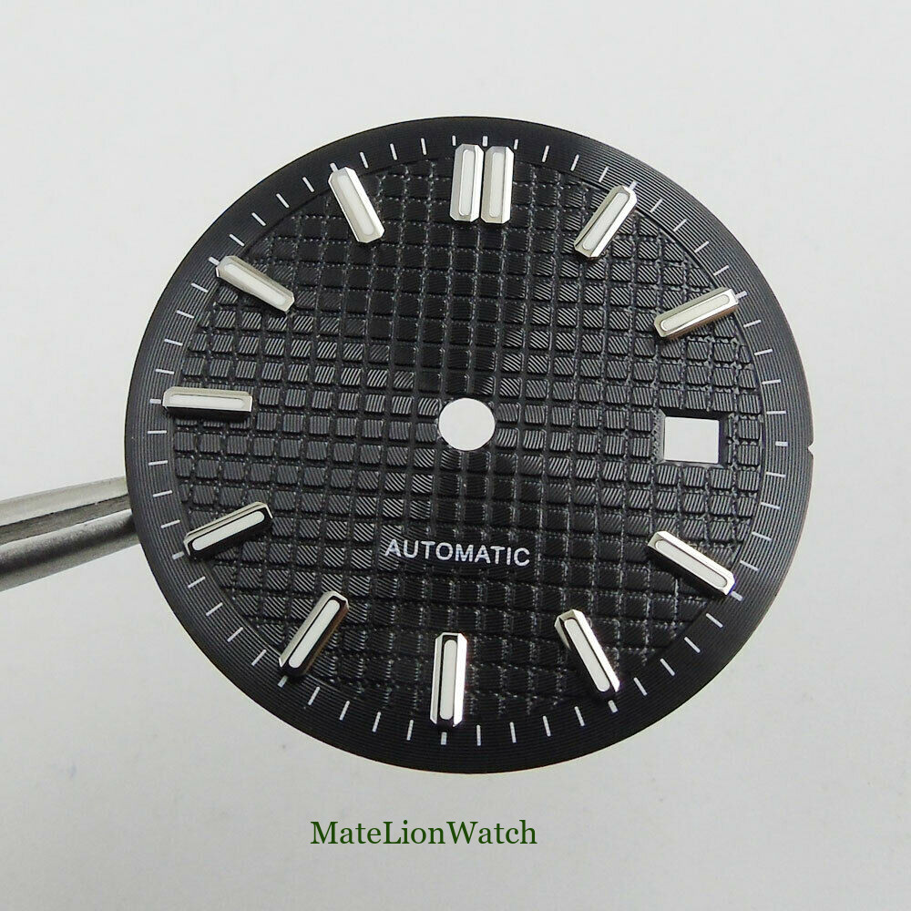 31mm Sterile Watch Dial Face Fit NH35 NH36 NH38 Automatic Movement Date