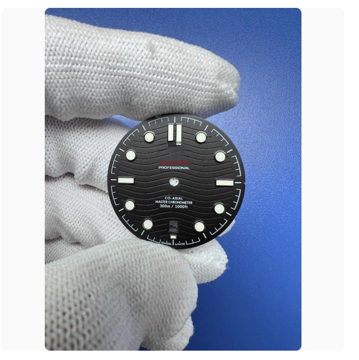 Watch Part Kit for Seamaster 8215 8200 2813 41mm Watch Case+Dial+Hands+Strap