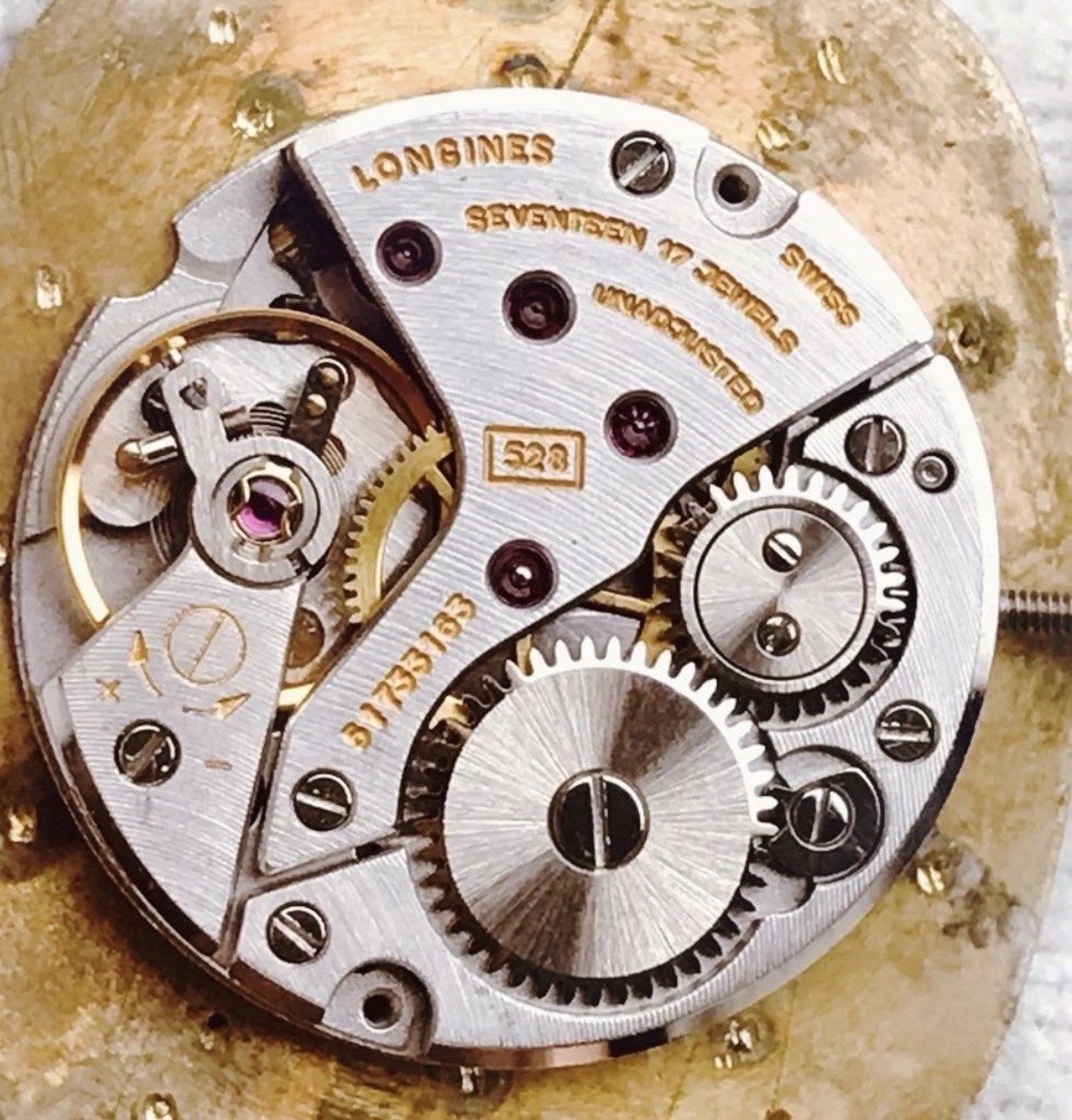 AUTHENTIC 1975 LONGINES 17J CAL 528 Mechanical Men’s Wrist Watch SWISS – RUNNING
