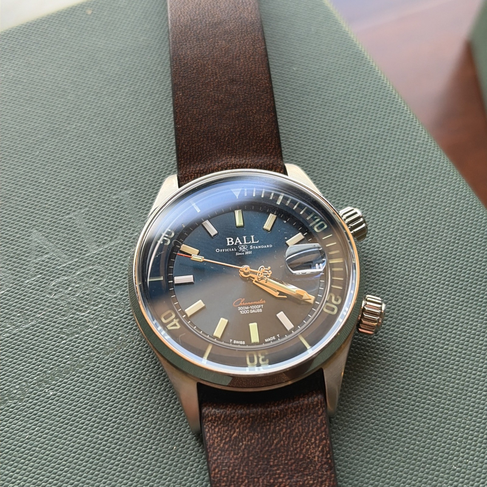 Ball Engineer Master II Diver Chronometer DM2280A FULL KIT+ w/ Rainbow Lume