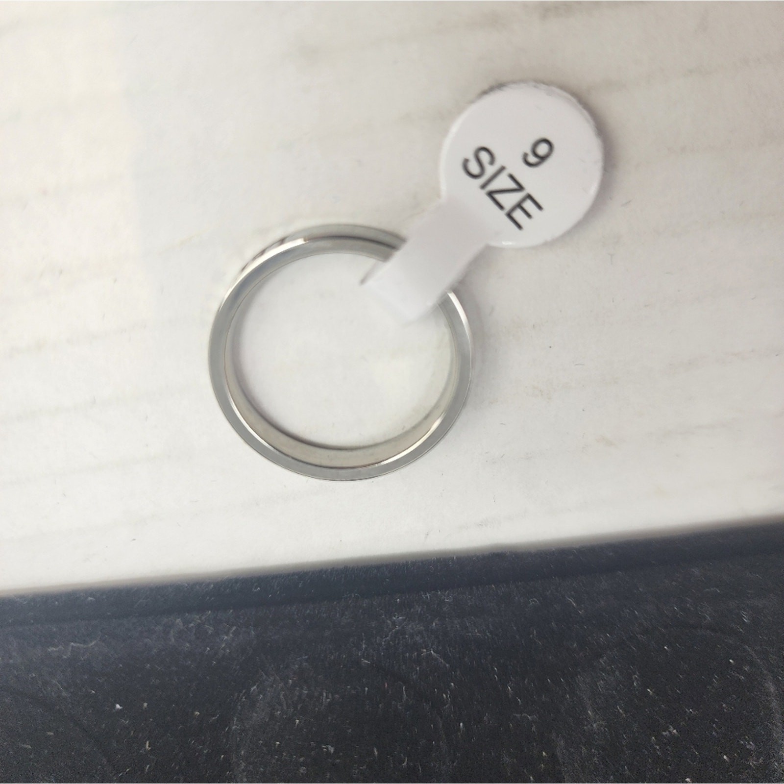 New LET THEM Silver Tone Ring Engraved Trendy Jewelry Gifts Size 9
