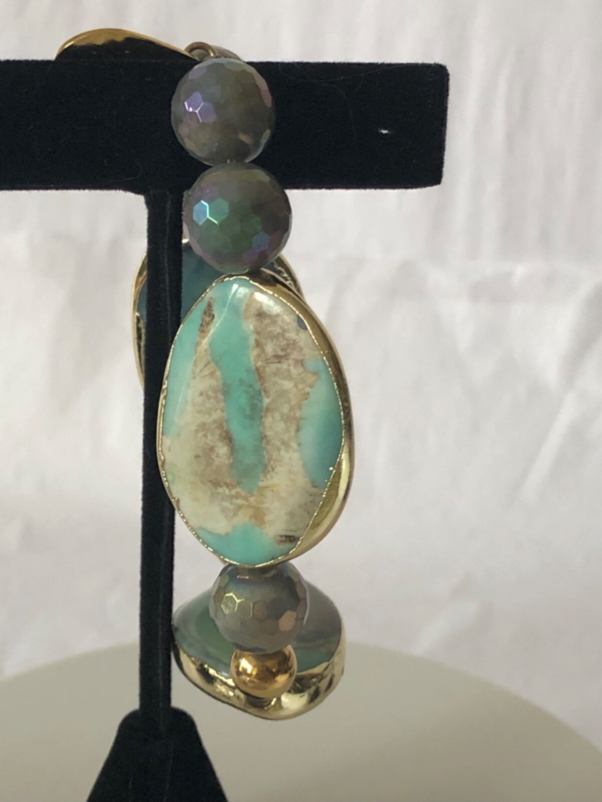 Devon Leigh Multihued Stone & Bead -Stretch Bracelet – Fits up to 6-1/2 in. NWOT