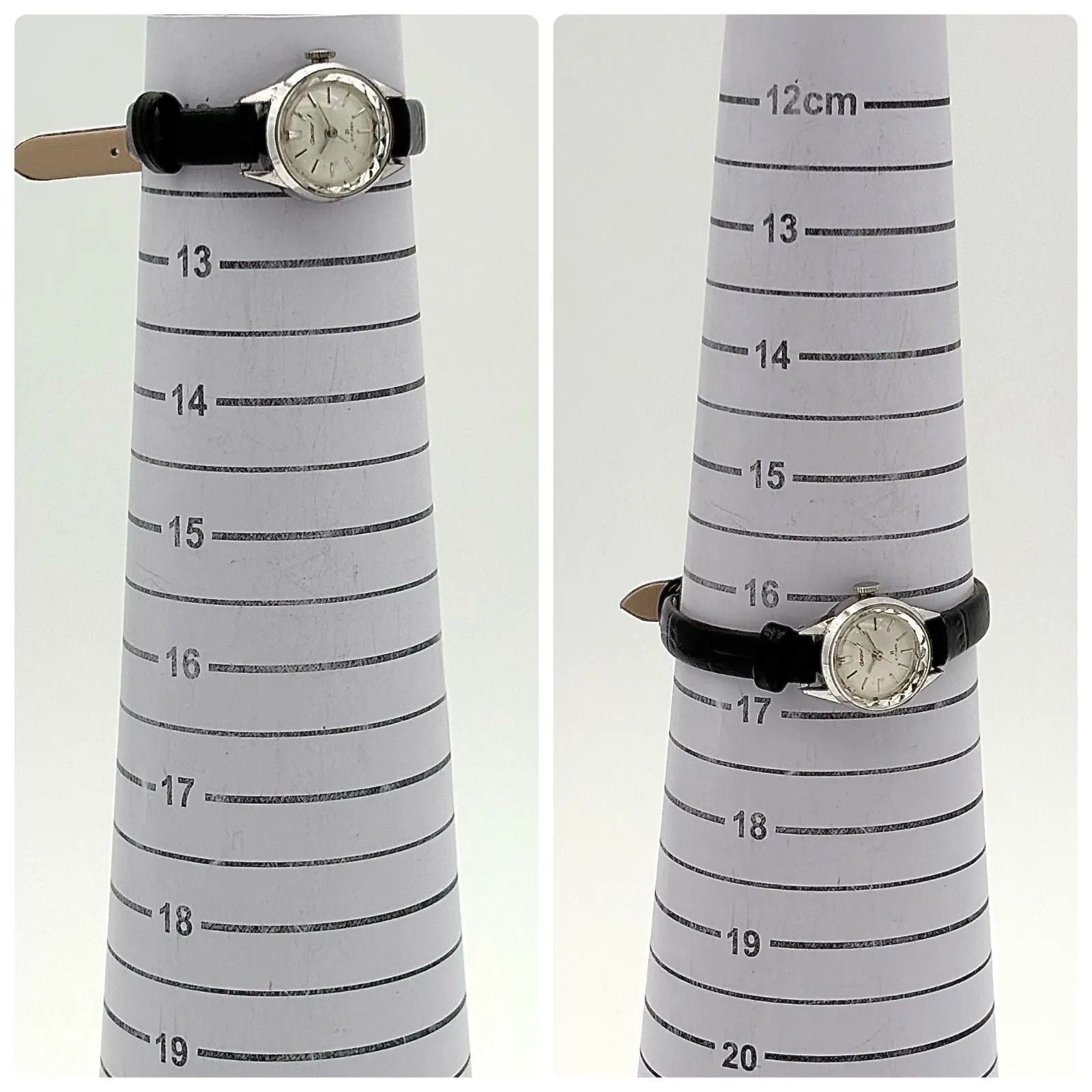 Working Item Citizen Ladies’ Manual Watch Amour 21 Jewels Silver Dial Cut Glass