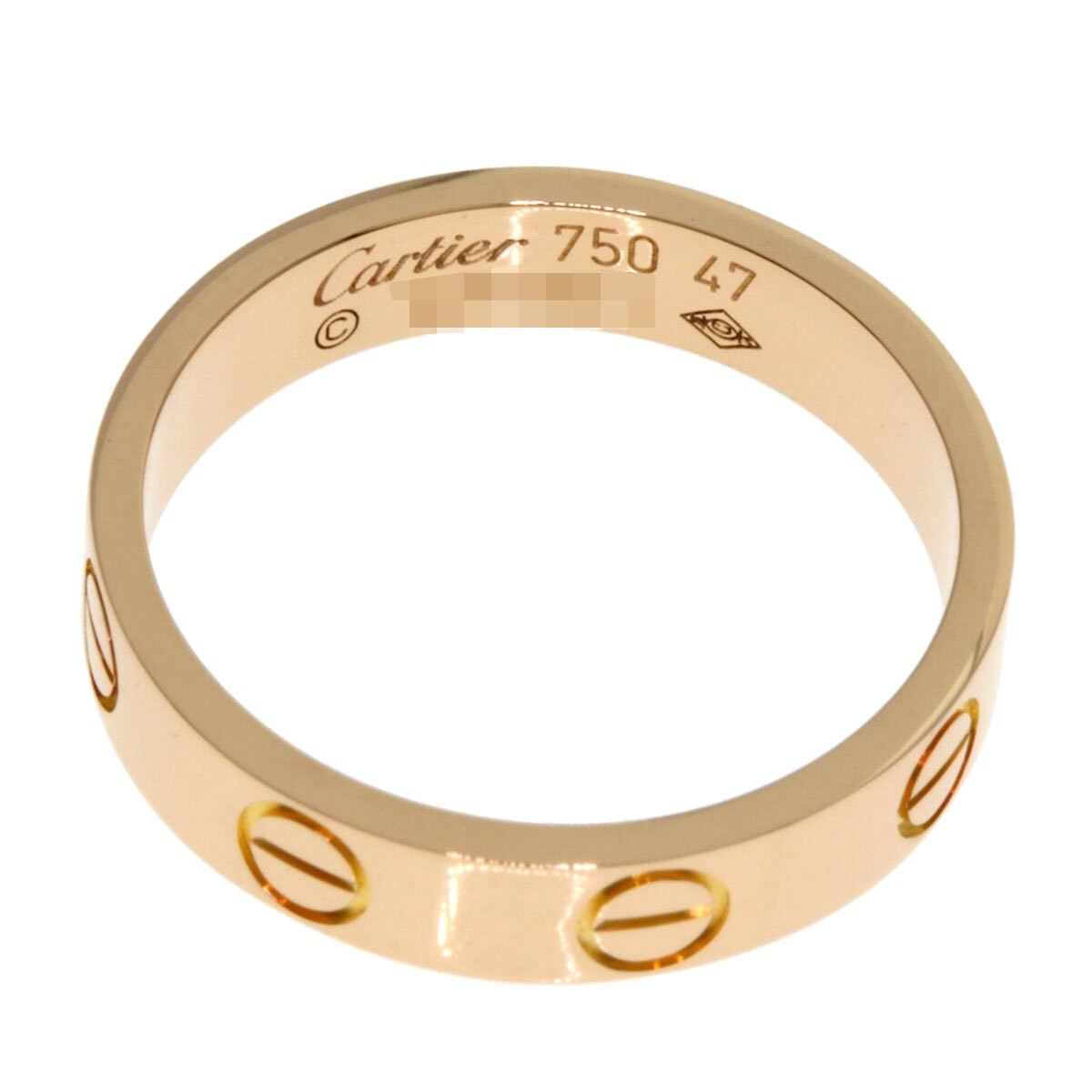 Cartier Mini Love Ring K18 Pink Gold US 4 Women’s Jewelry