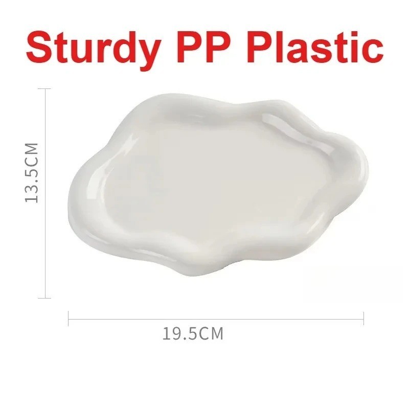 Cloud-Shaped Jewelry Tray Decorative Plate for Rings Earrings Bracelets & Neckla