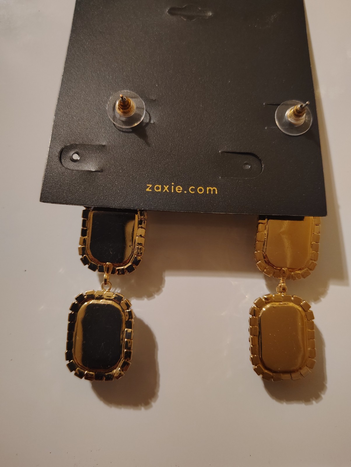 Elegant | Z By Zaxie Earrings Yellow Glass Rhinestone