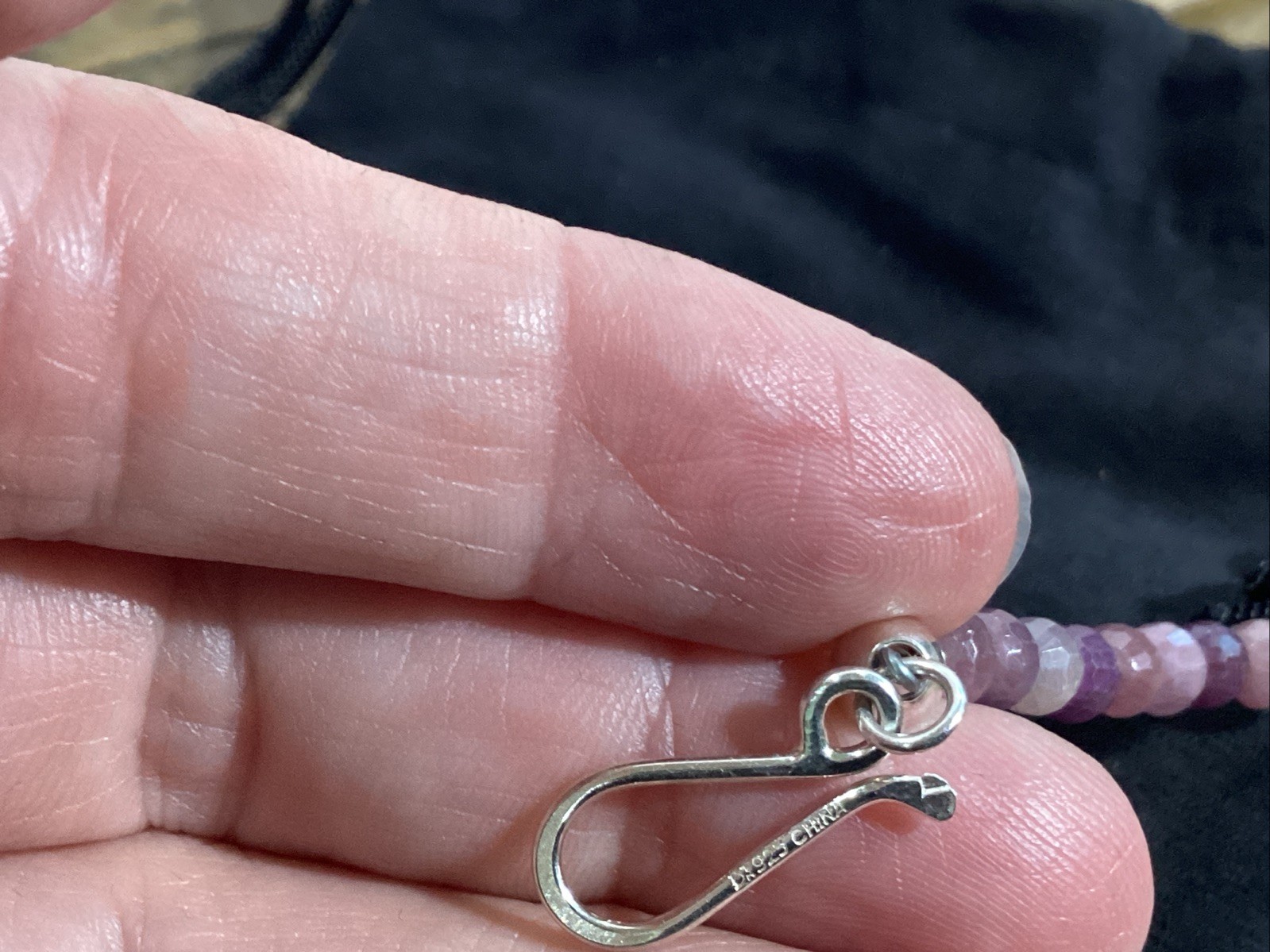 Mine Finds by Jay King DTR 925 Sterling Purple Beaded Necklace