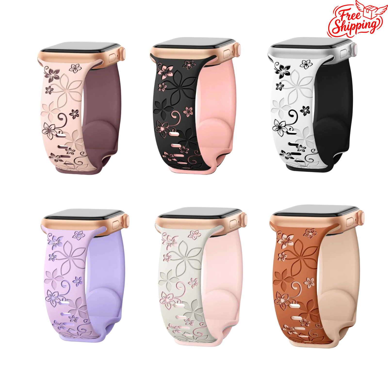 Silicone Band Strap for Apple Watch 10 9 8 7 6 5 4 SE iWatch 41/42/44/45/46/49mm