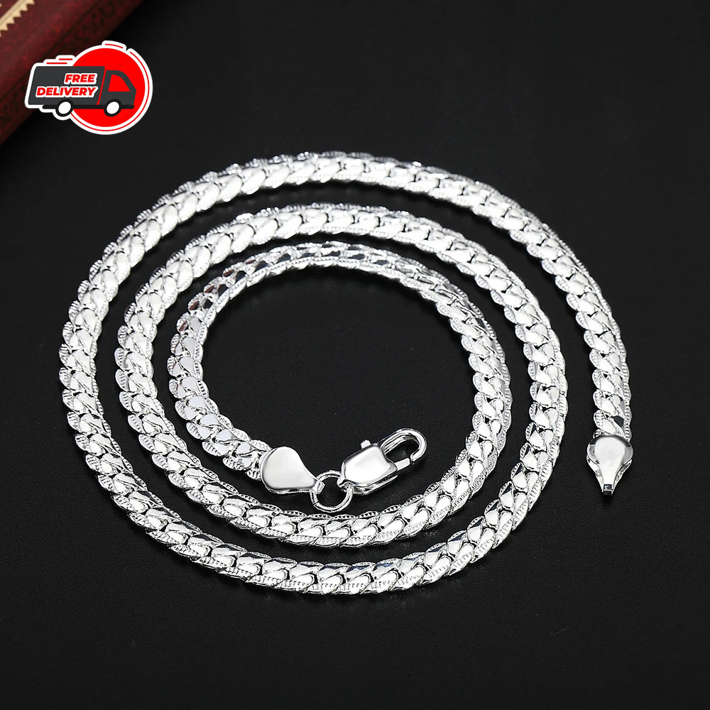 TU PUEDES Cadena De Plata 925 Para Hombre Lucir Elegante Y Atractivo
