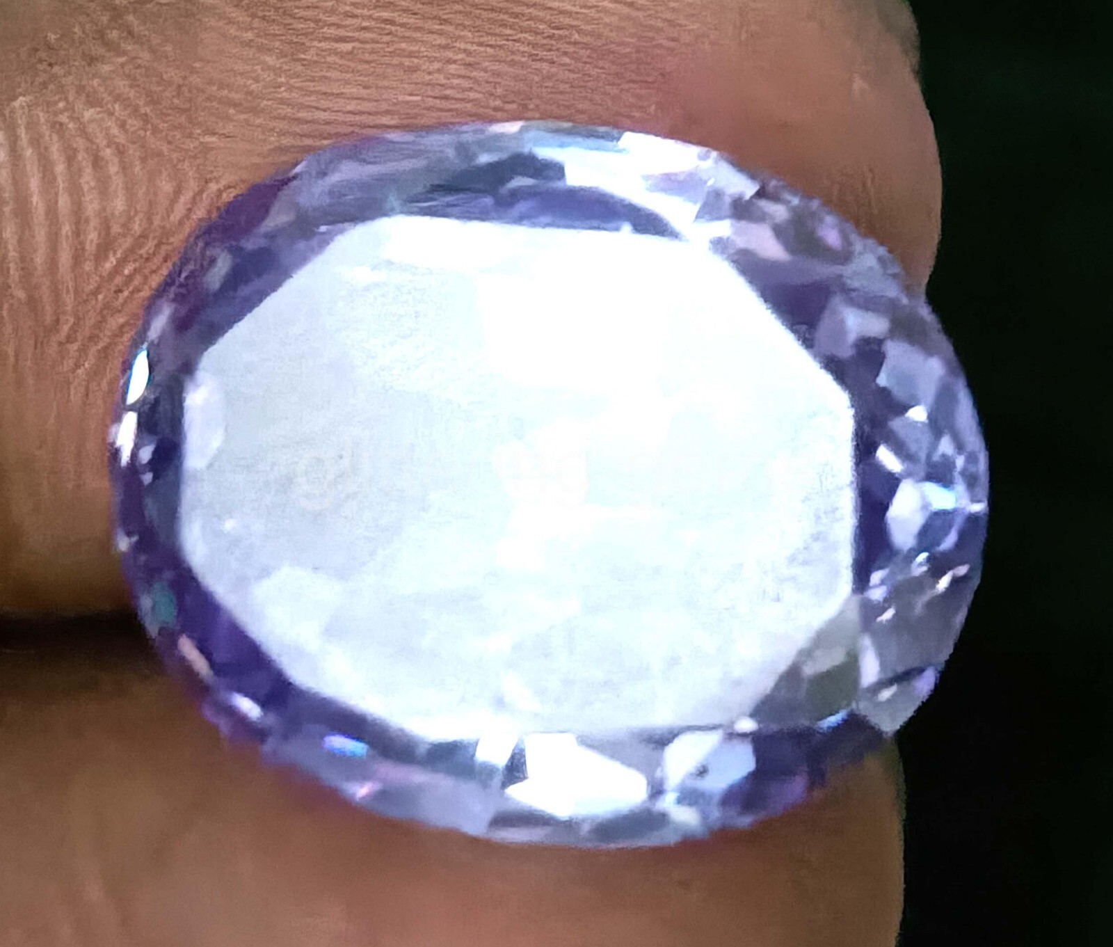 Natural 40.55 CT Oval Cut Purple Amethyst IGL Certified Loose Gemstone 5MSU