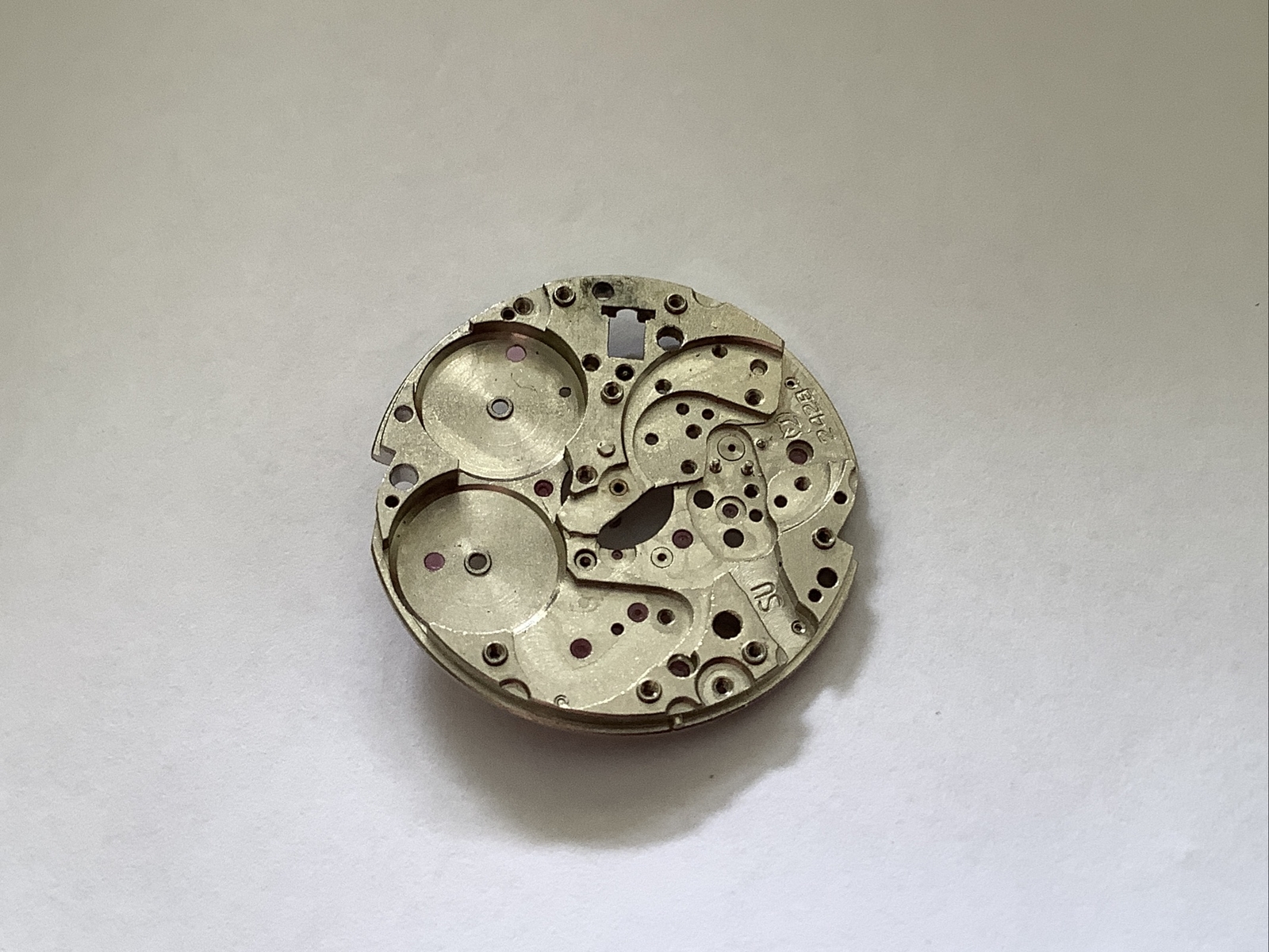 CLASSIC WATCH PARTS.REFURBISHED. SLAVA 2428 MAIN PLATE