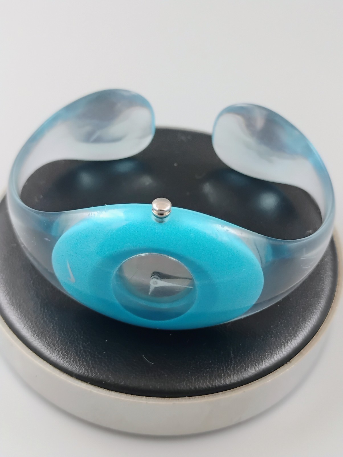 Vintage Nike Presto Duo Blue Jelly Cuff Watch WT0023 Size S Y2K Excellent