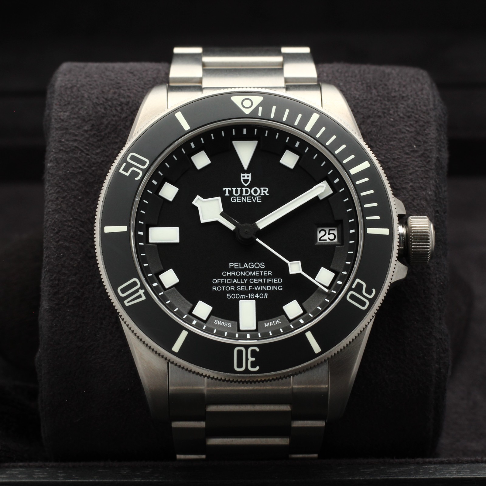 Tudor Pelagos Stealthy Black Titanium Diver, Ultra-Rugged 25600TN