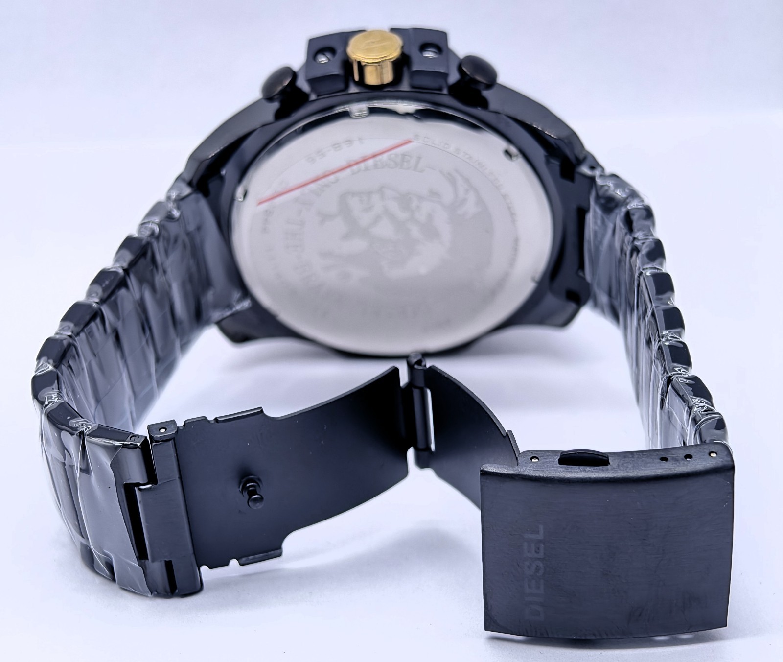 Awesome Diesel 10 Bar ”ONLY THE BRAVE” Chronograph Quartz Men’s Wrist Watch