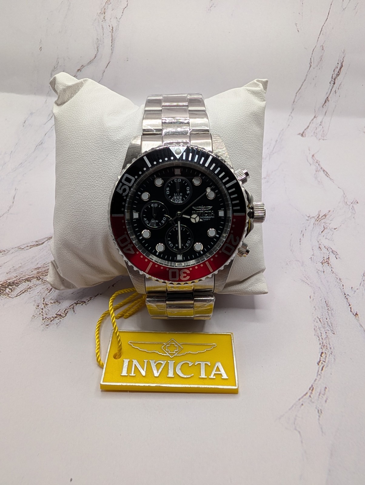 Invicta Pro Diver 1770 Men’s Quartz watch 43mm Red and Black Bezel (Coke)