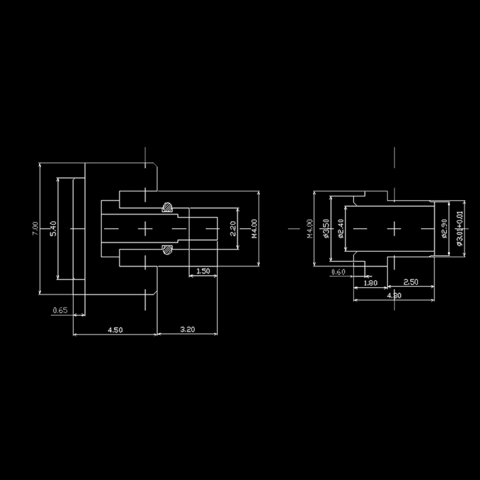 Watch Crown with Stem for SKX007 SKX009 NH35 NH36 Movement Watch Repair Parts