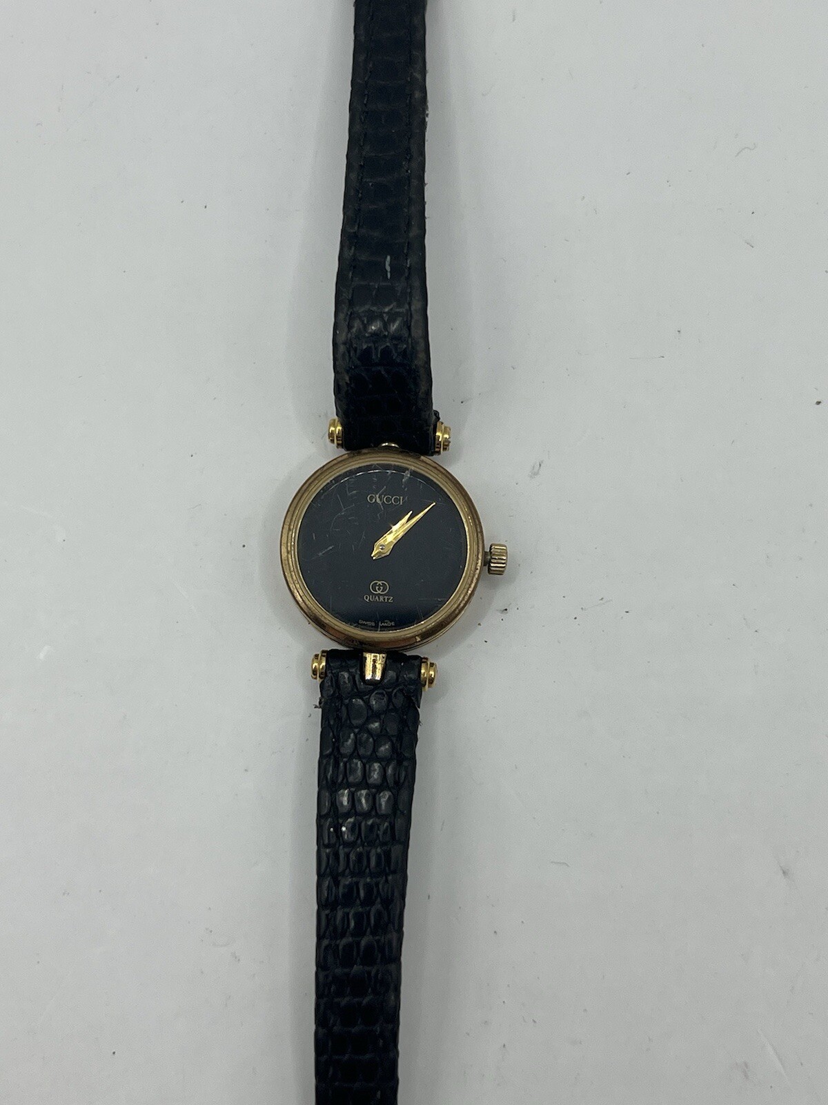 GUCCI ONE JEWEL QUARTZ WATCH ~ RUNNING ~
