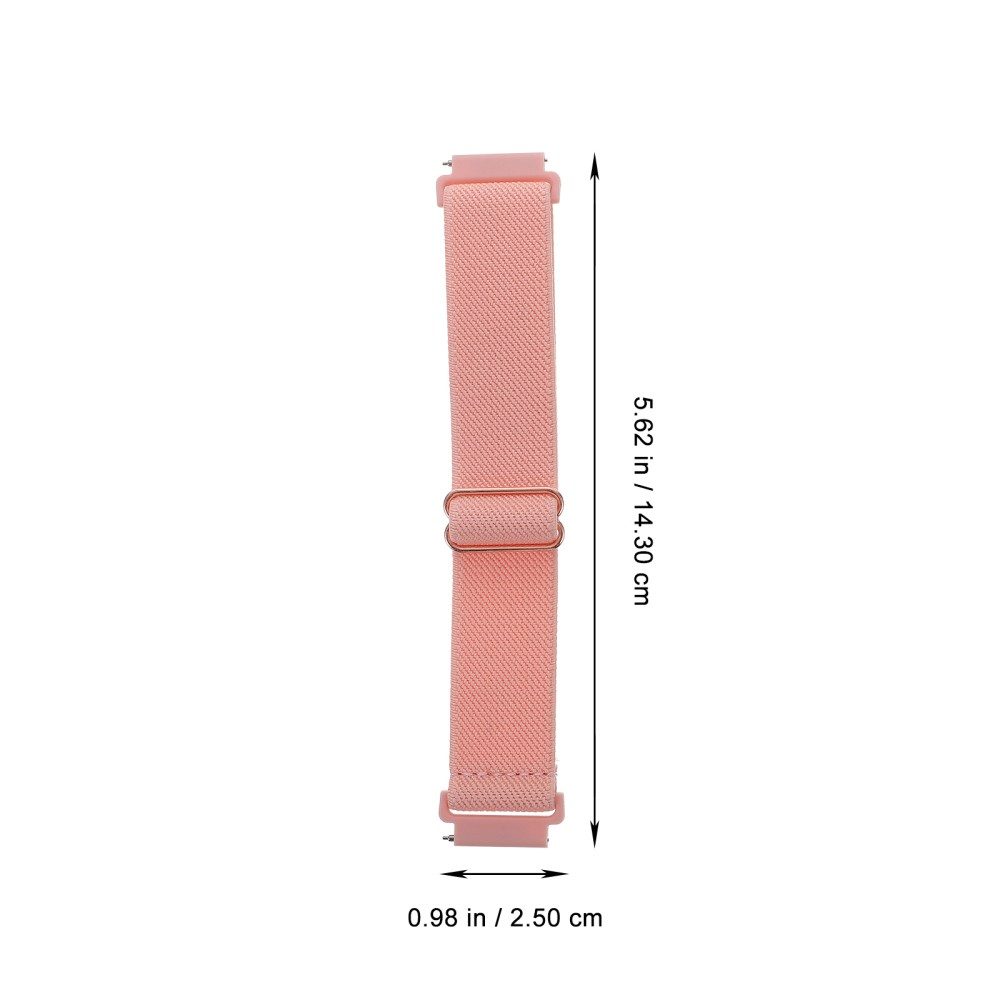 3Pcs Reusable Nylon Watchband Adjustable Strap for Smartwatch Assorted Colors