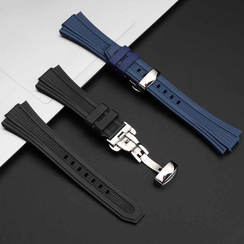 For Zenith DEFY SKYLINE 03.9302/9301/9303 High-end Fluororubber Watch Band Strap
