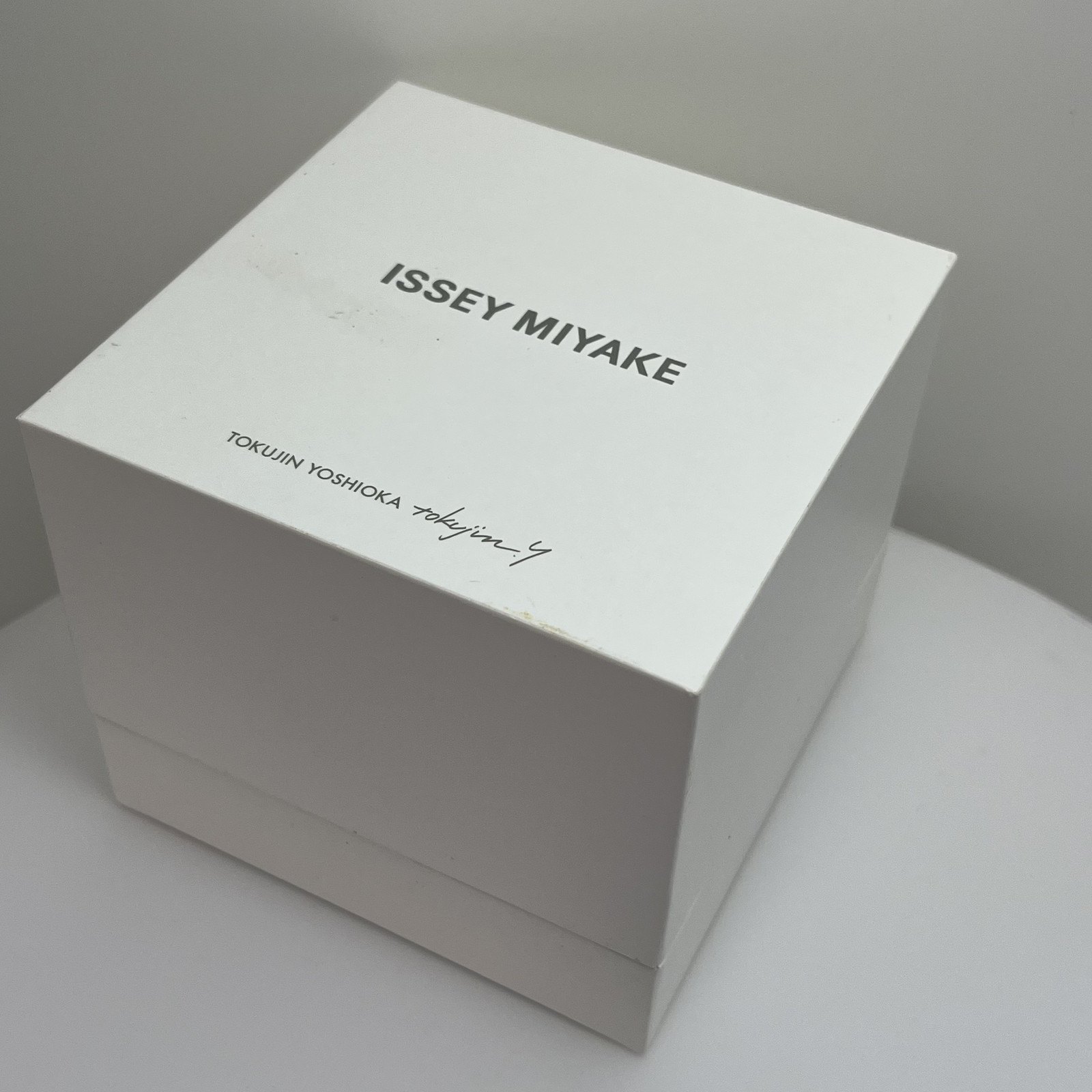 Seiko Issey Miyake Glass Watch NYAH001 TOKUJIN YOSHIOKA Qz Leather w/Box #B888