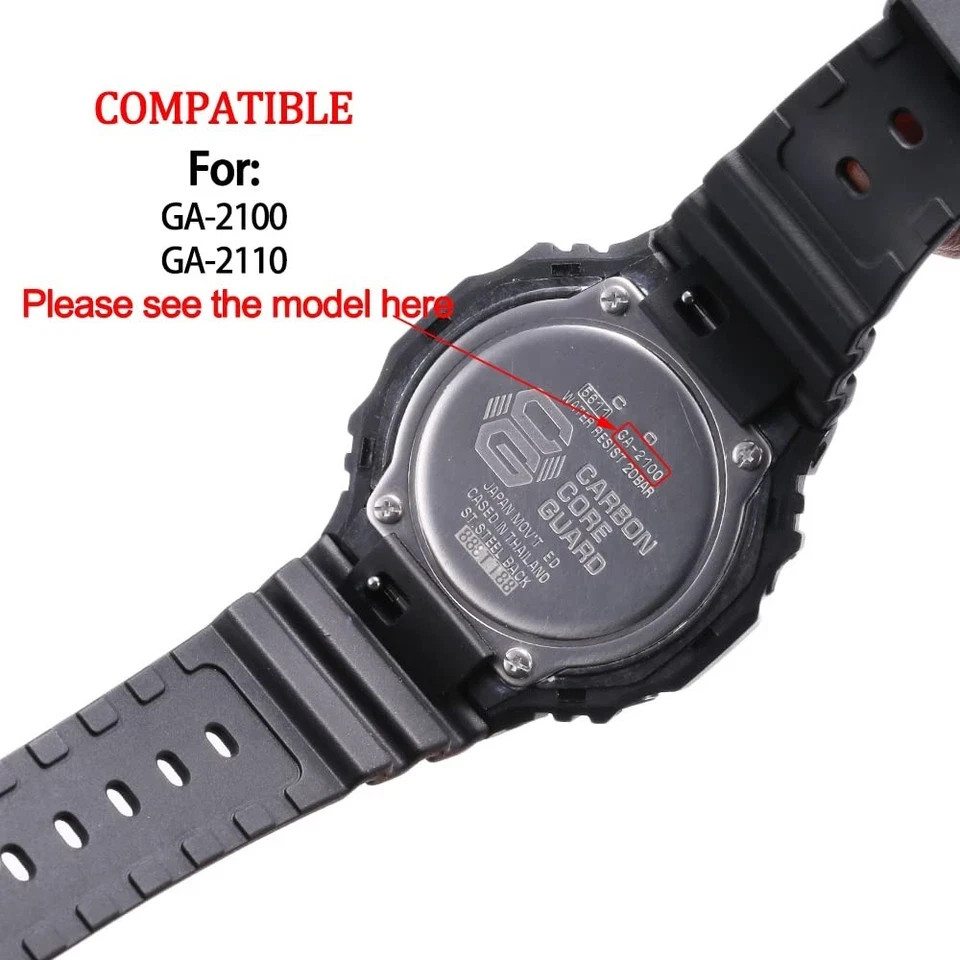 Resin Watch Band Compatible with Casio G-Shock GA2100 GA2110 GA-B2100 Series …