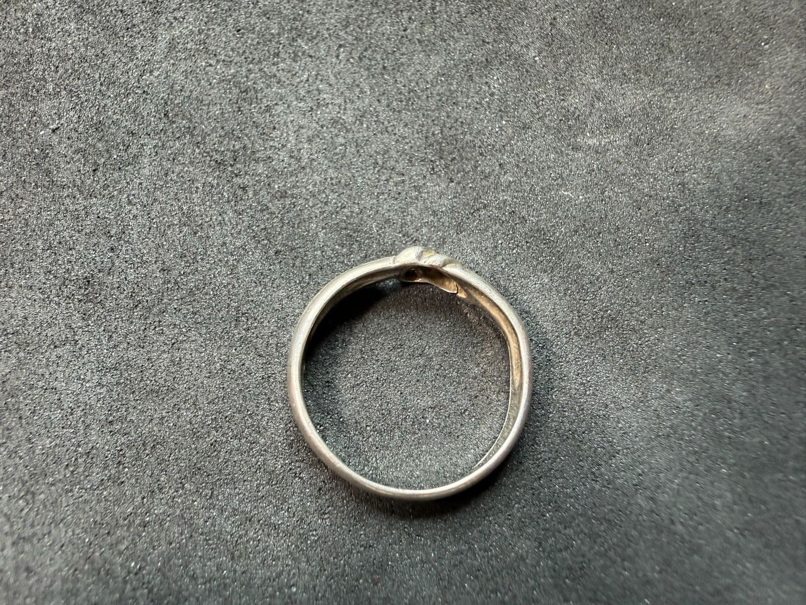 1.67g Vintage Sterling Silver 925 Braided Band Ring Minimalist Size 5.5 M