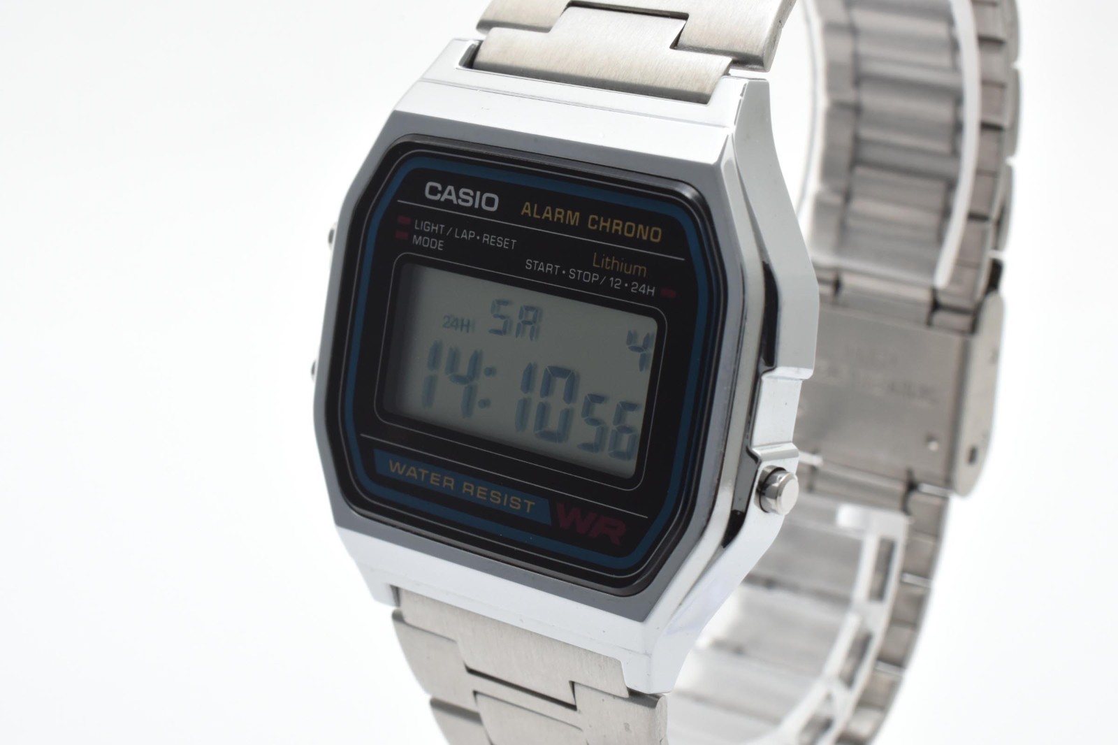 [Near Mint] CASIO 593 A158W Digital Alarm Chronograph Watch Quartz From CHINA