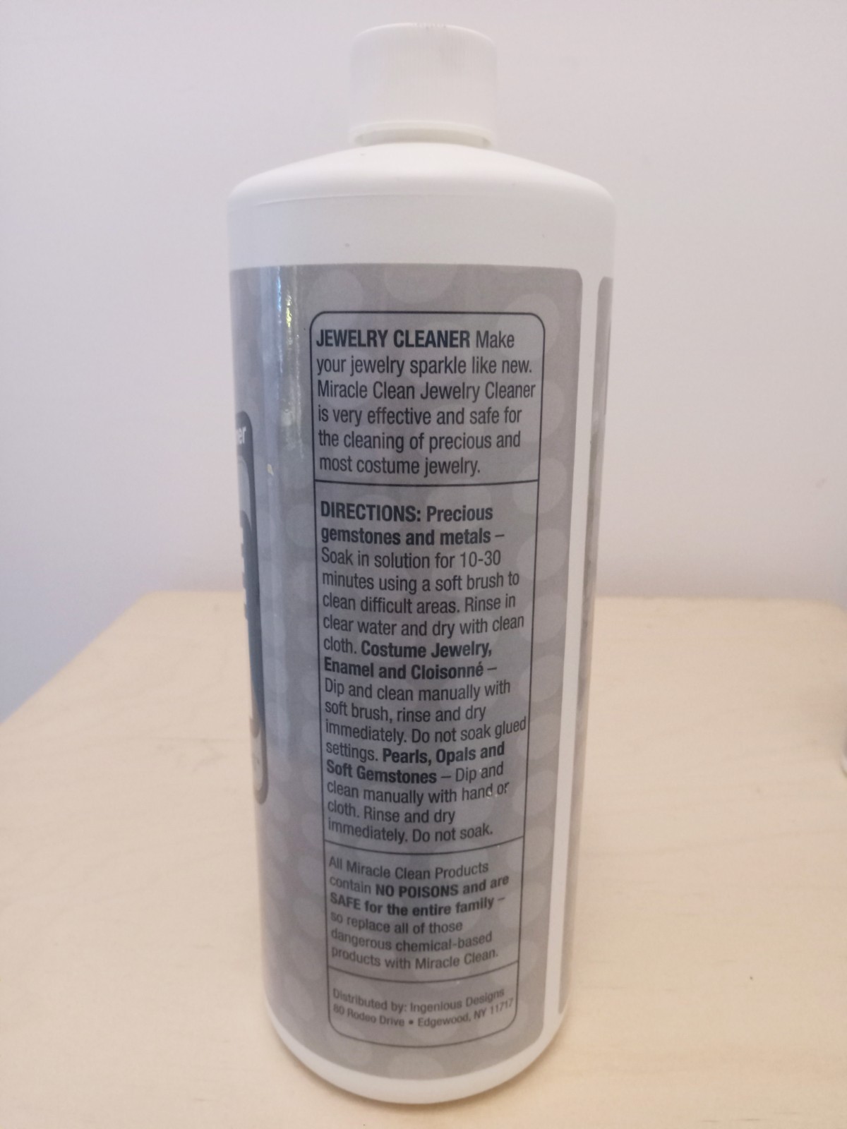 Brand New Joy Mangano’s Miracle Clean Jewelry Cleaner 32oz +8oz Mighty Molecules