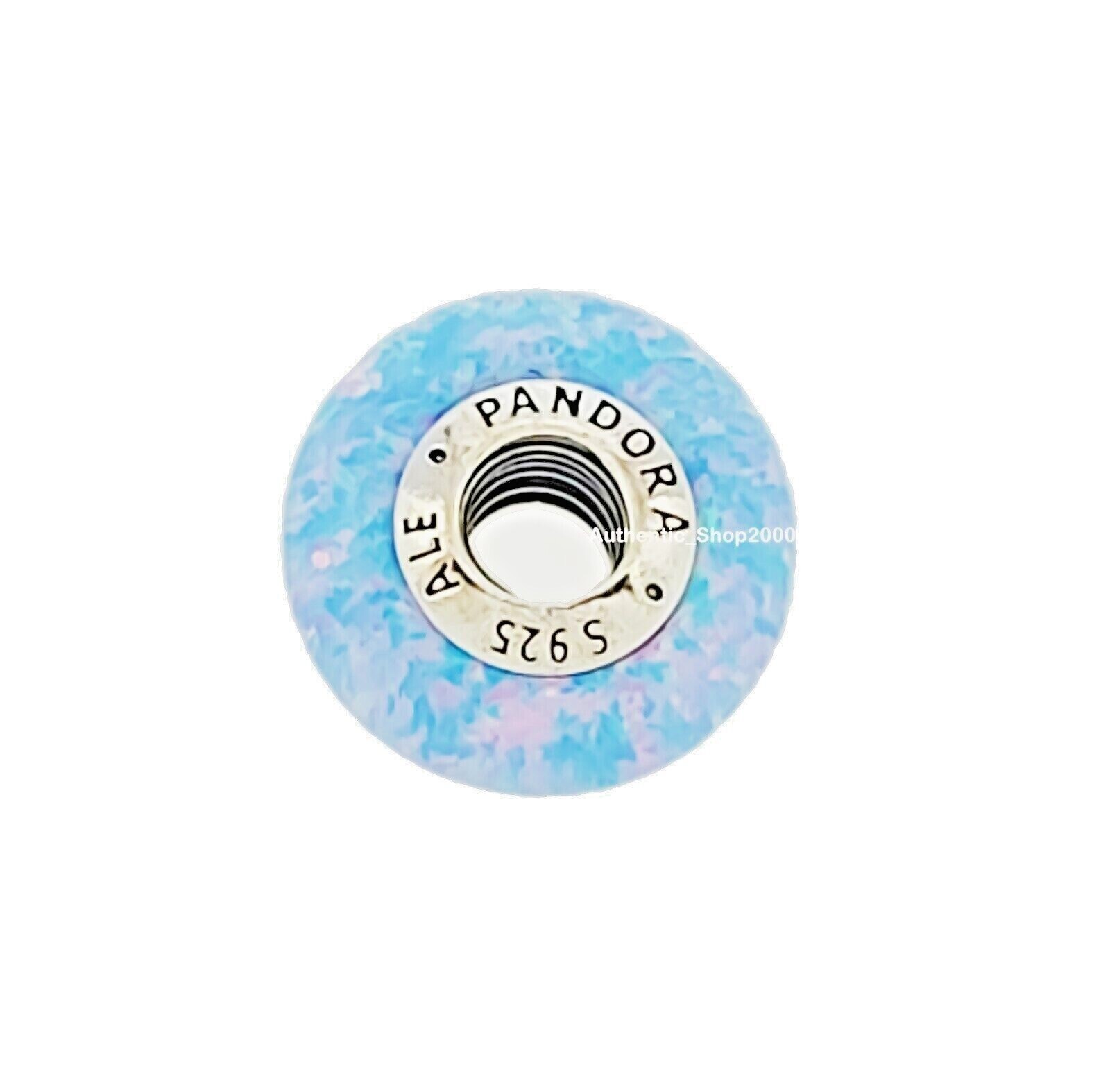New 100% Authentic PANDORA silver 925 Opalescent Ocean Blue Charm 791691C01