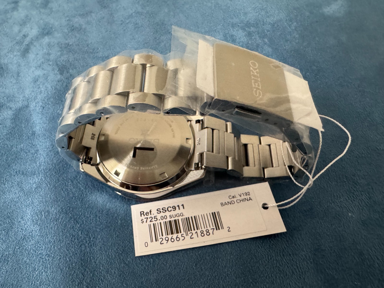 Seiko Prospex Collection Speedtimer Solar Chronograph Watch for Men SSC911