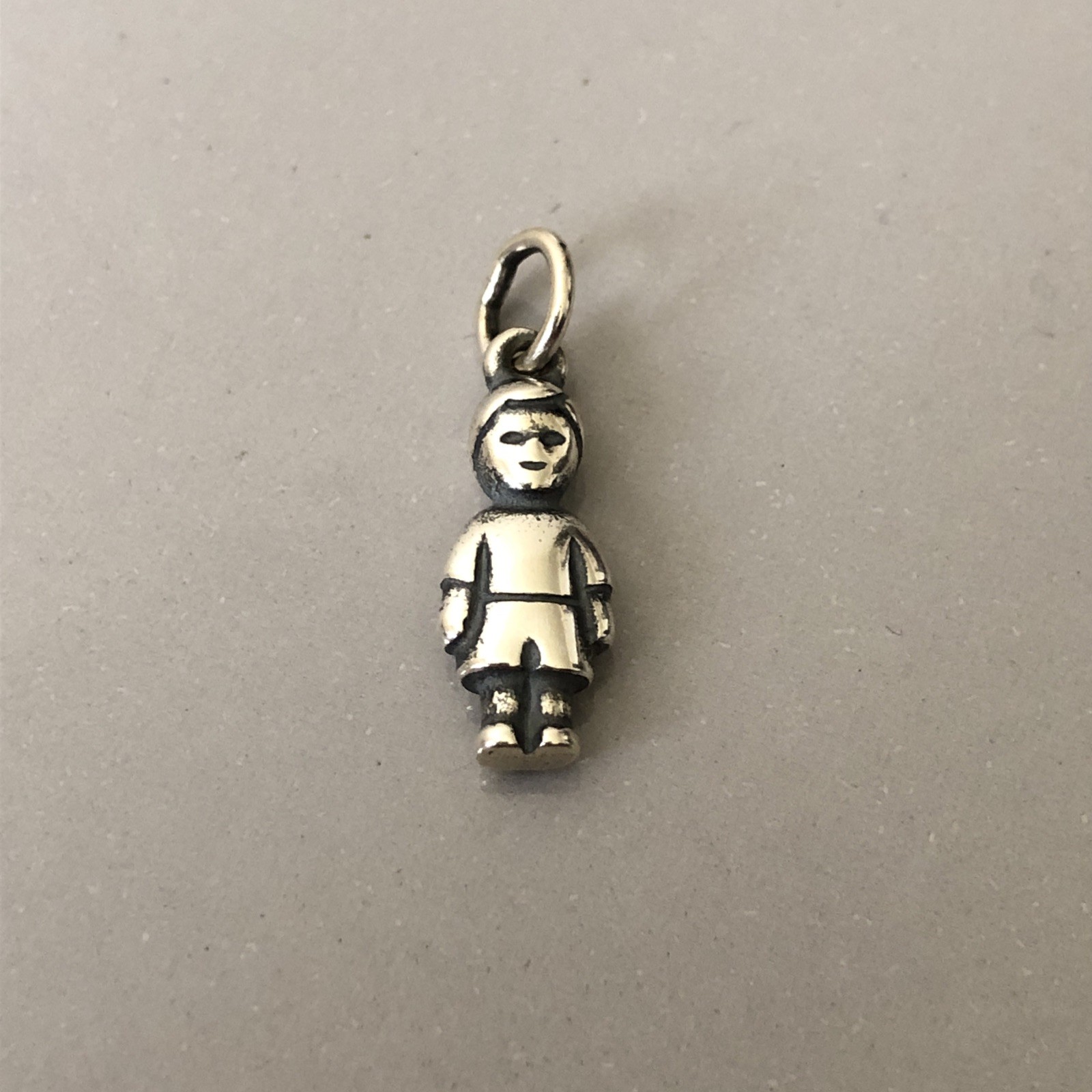 Vintage Retired James Avery 925 Sterling Silver 3D Little Child Kid Boy Charm