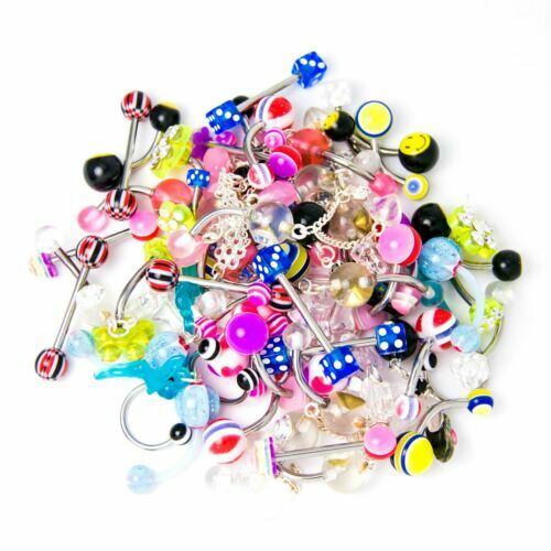 Assorted Multi-Use Body Jewelry 60 Pieces