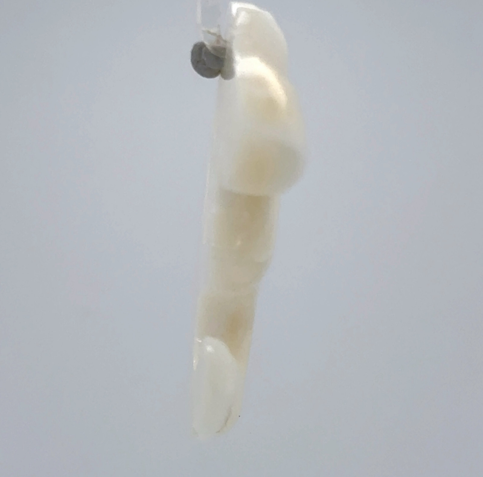 Hand Carved Water Buffalo Bone Om Pendant