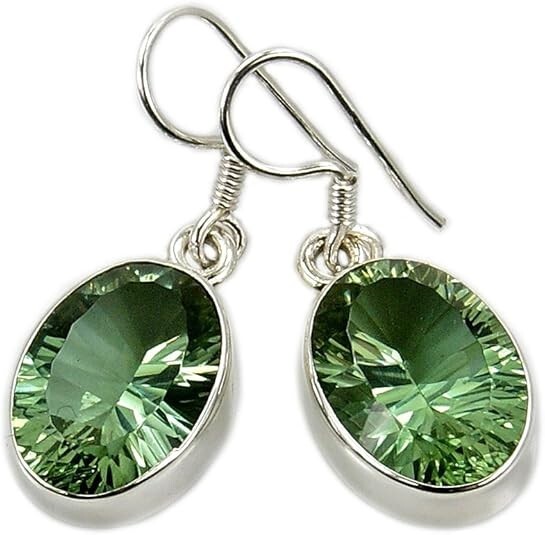 Reflections’ Color Change Green Purple Alexandrite Earrings 925 Sterling Silver