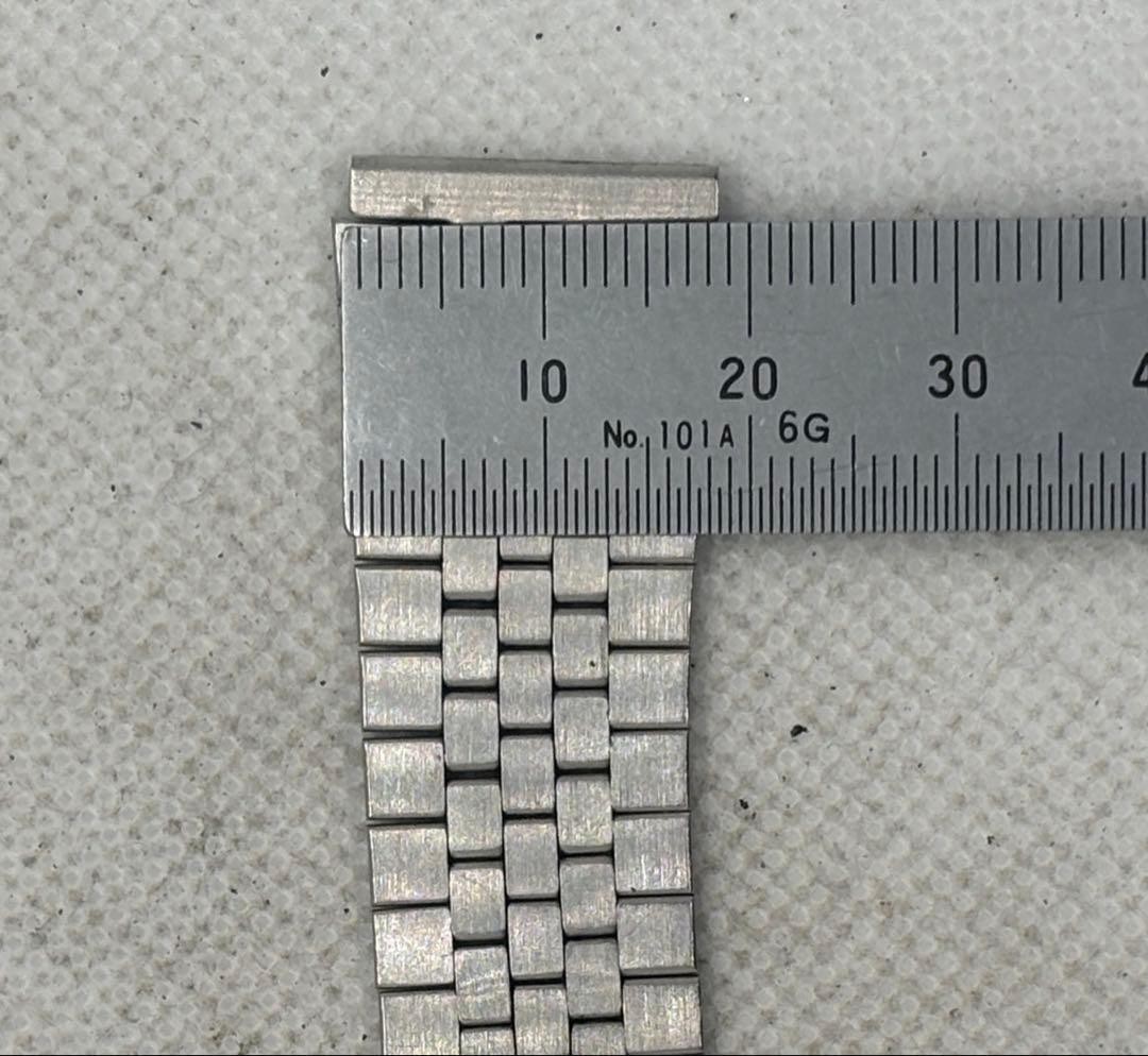 CITIZEN watch strap, 18mm lug width, stainless steel, silver color.