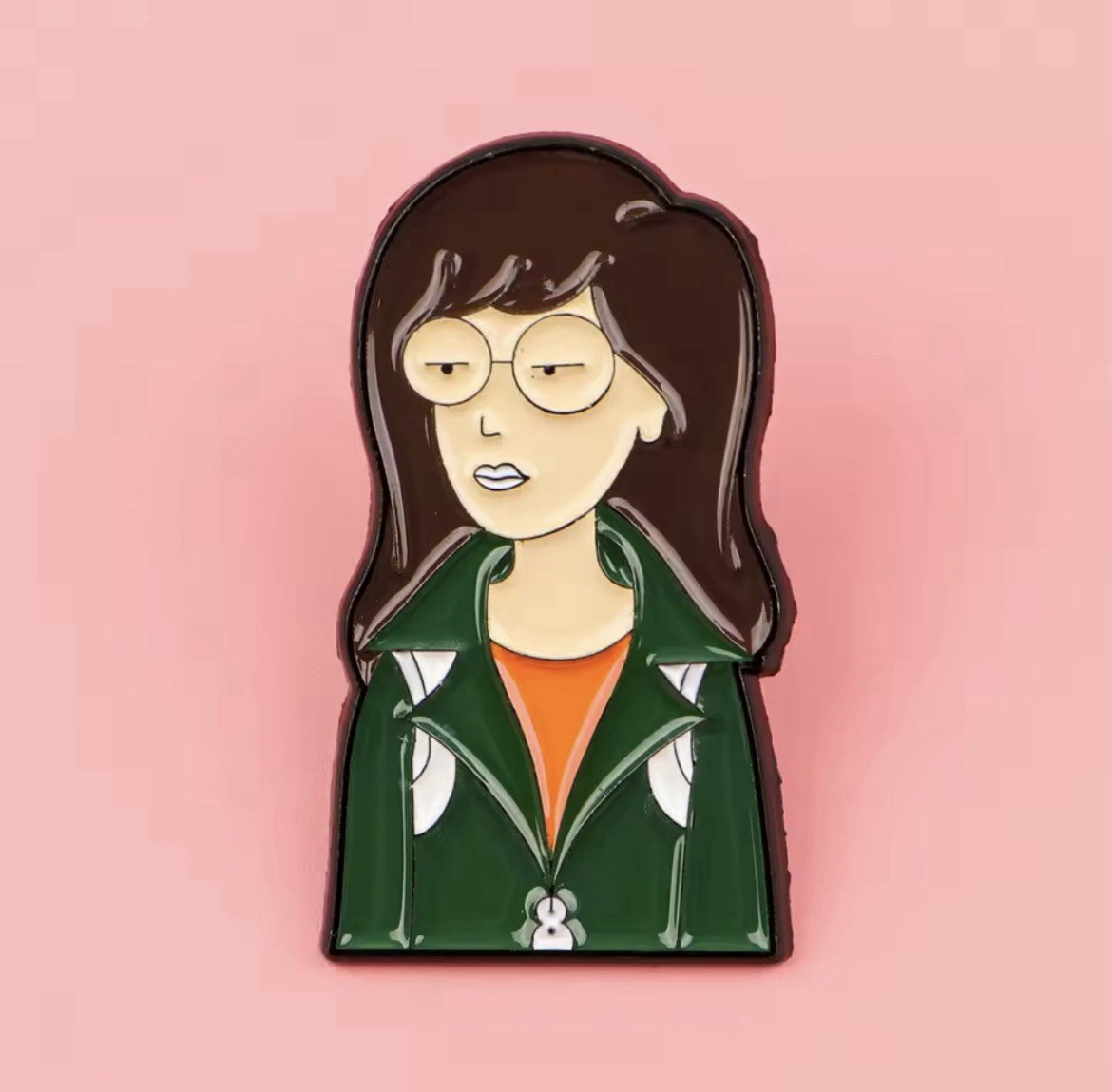 Daria Jane Friends Style 2pc Pin Set Rubber Backs Daria Jane Pins FREE SHIPPING