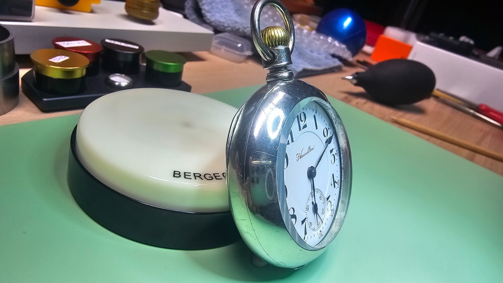 Hamilton Grade 940 21 Jewel “Railroad” grade Pocket Watch Serviced