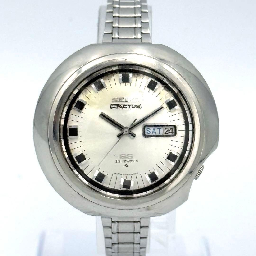 Notes Seiko 5 Actus Day Date Automatic Winding UFO SEIKO Safe packing!