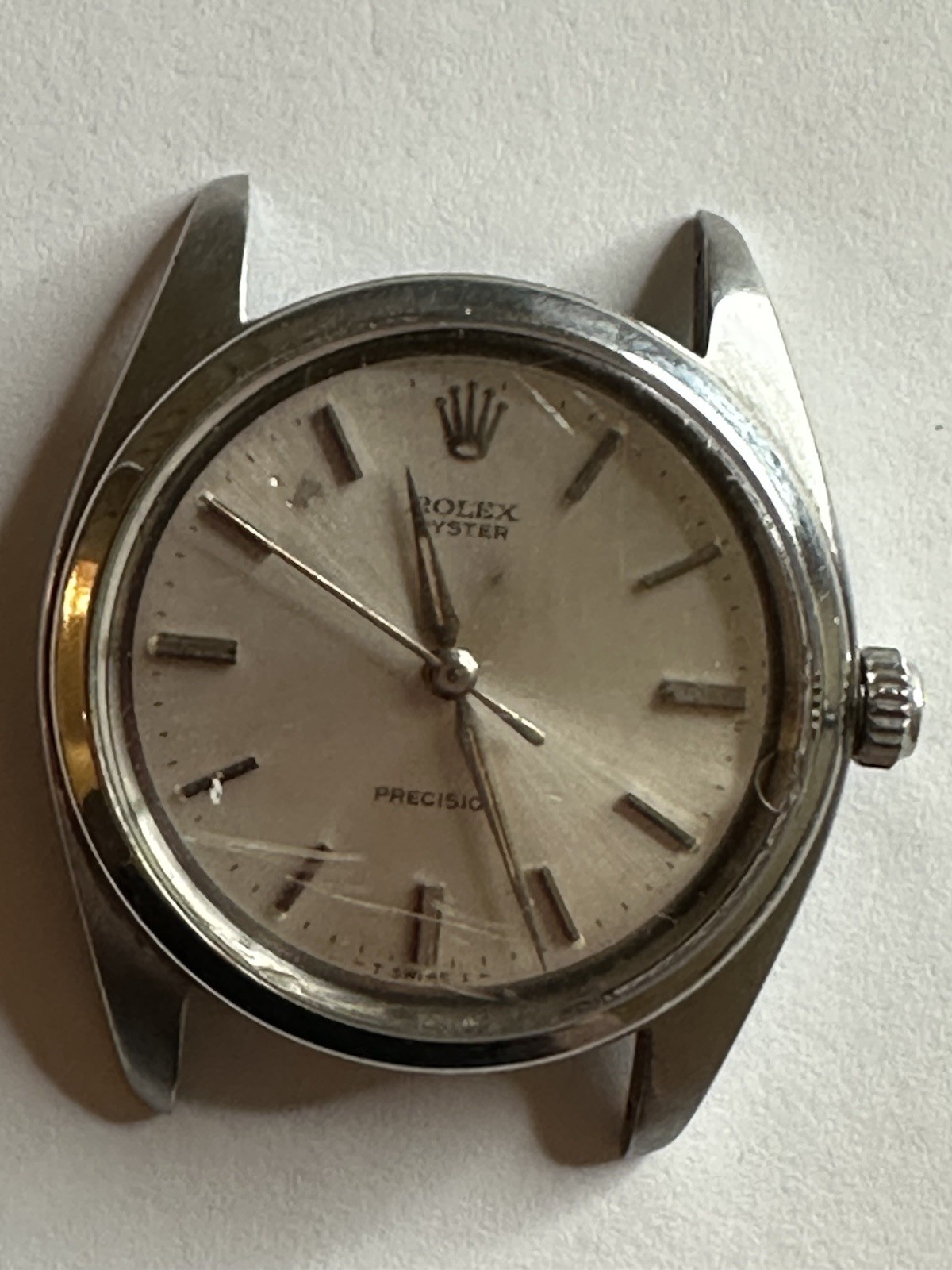 ROLEX OYSTER PRECISION REF 6424 STAINLESS STEEL ORIGINAL DIAL